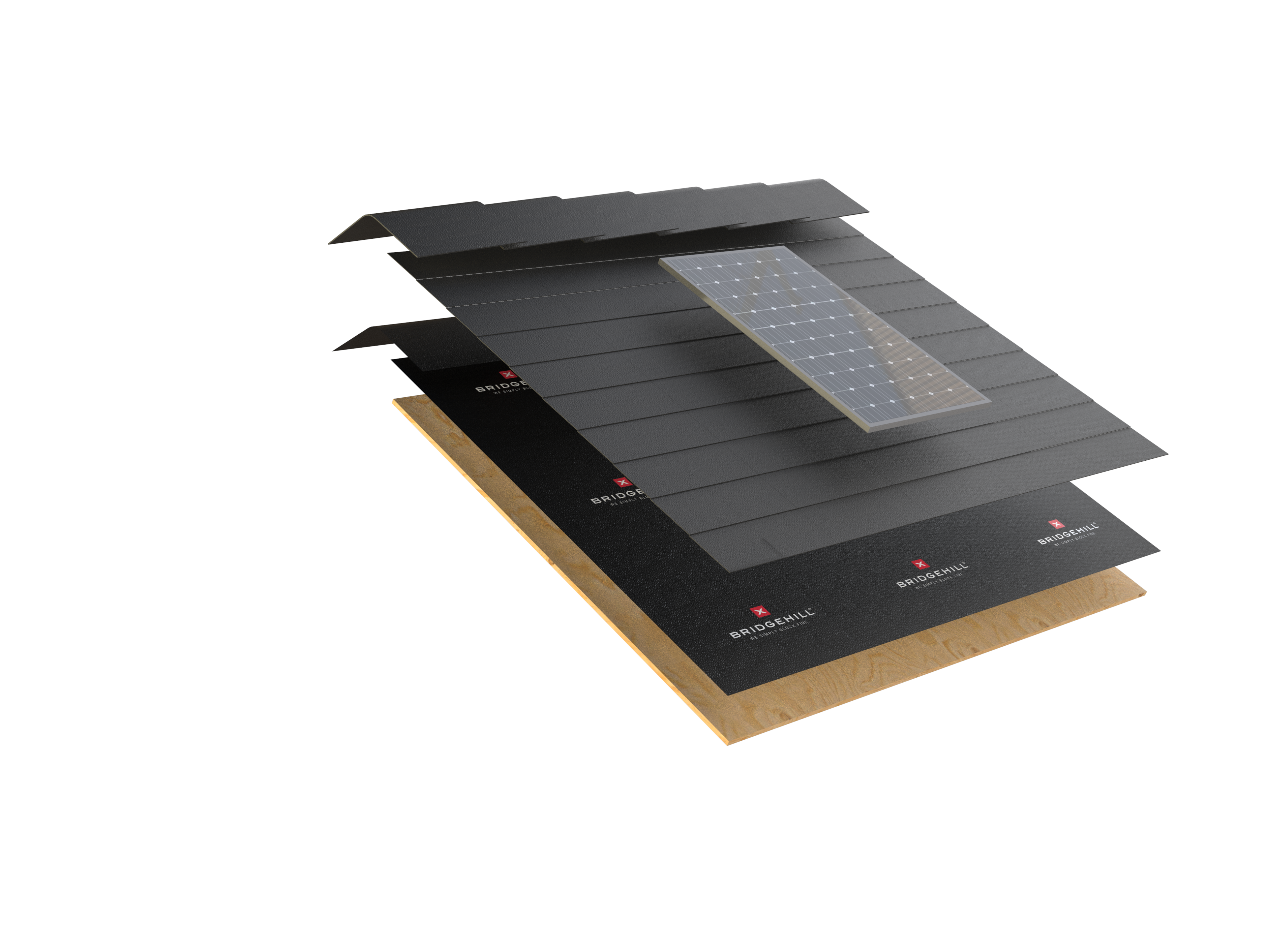 Bridgehill FireBlock Solar PV Membrane